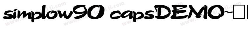 simplow90 capsDEMO字体转换